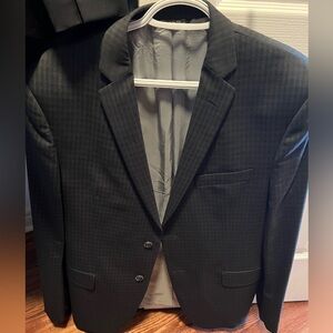 Black Zegna checkered blazer, 54